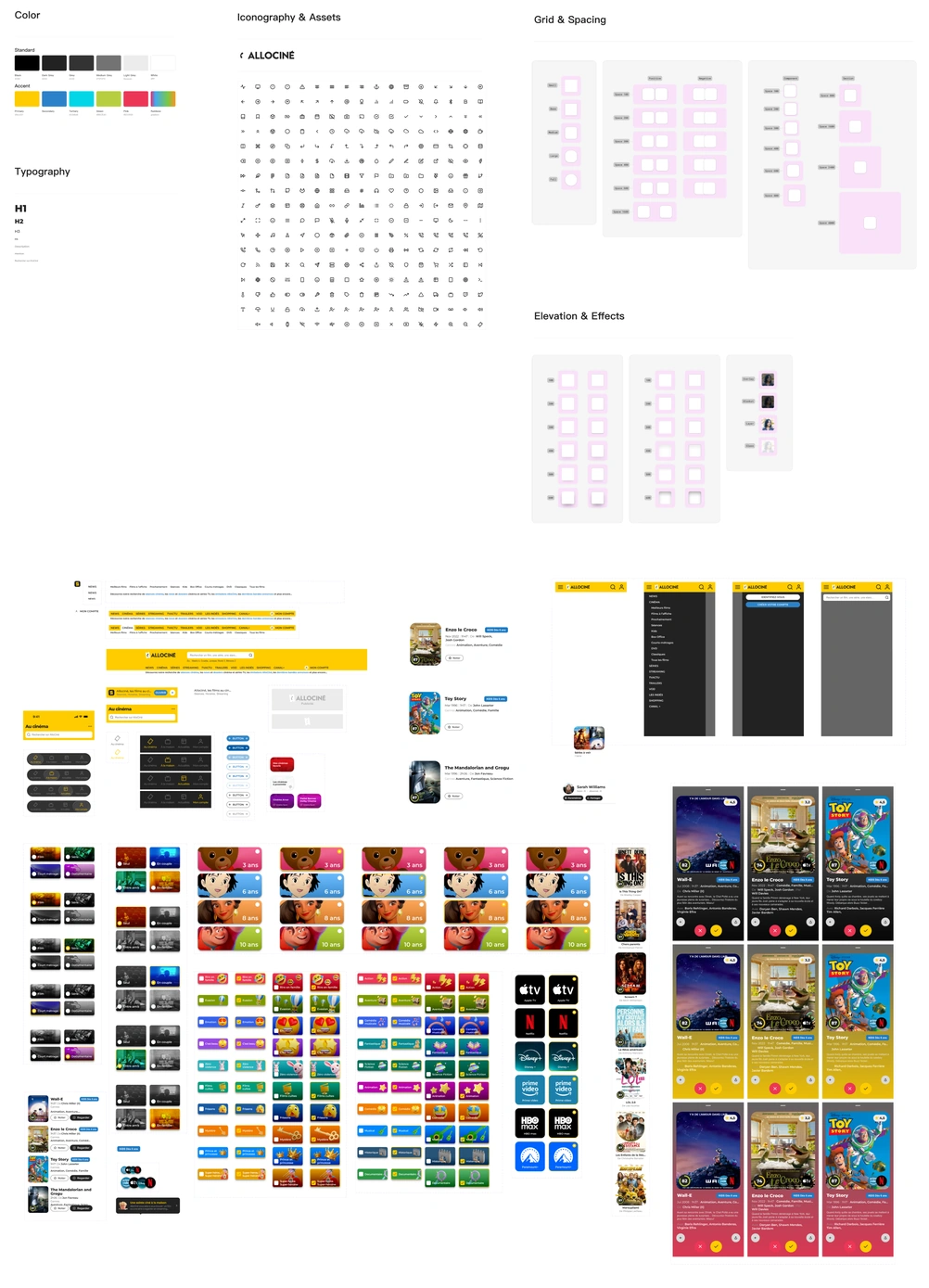 Design system : couleurs, typographies et composants